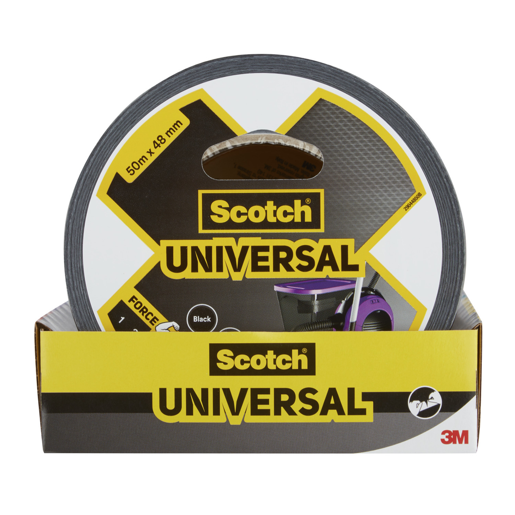Scotch® Ruban adhésif toilé de réparation universel Noir 50 m x 48 mm