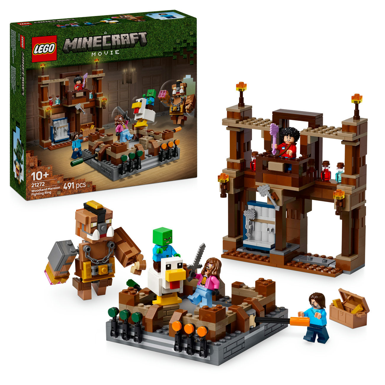 LEGO Minecraft 21272 Arène de Combat du Manoir de la Forêt Lot de 712