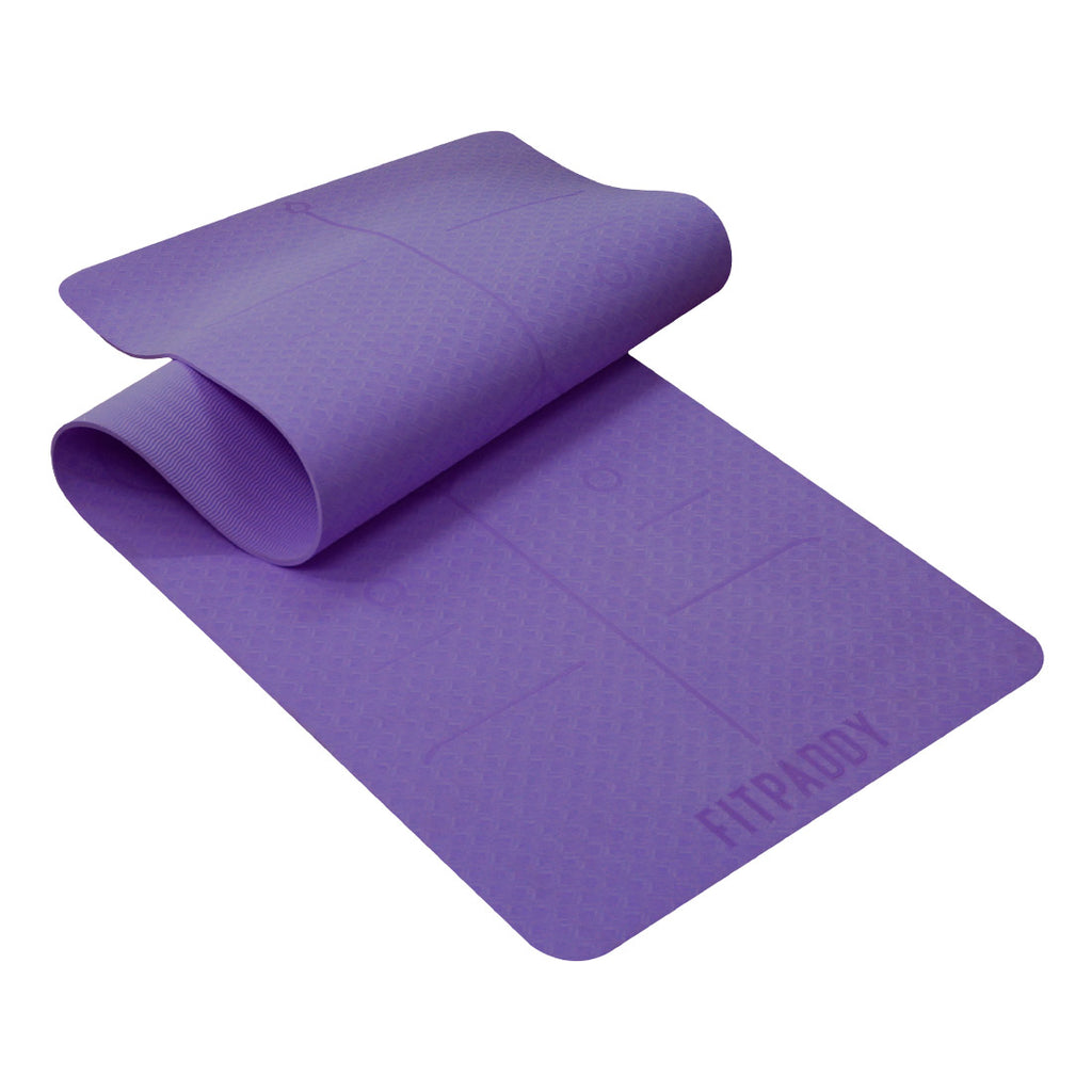 FITPADDY MAT01VL TPE Tapis de yoga 183 x 61 cm violet