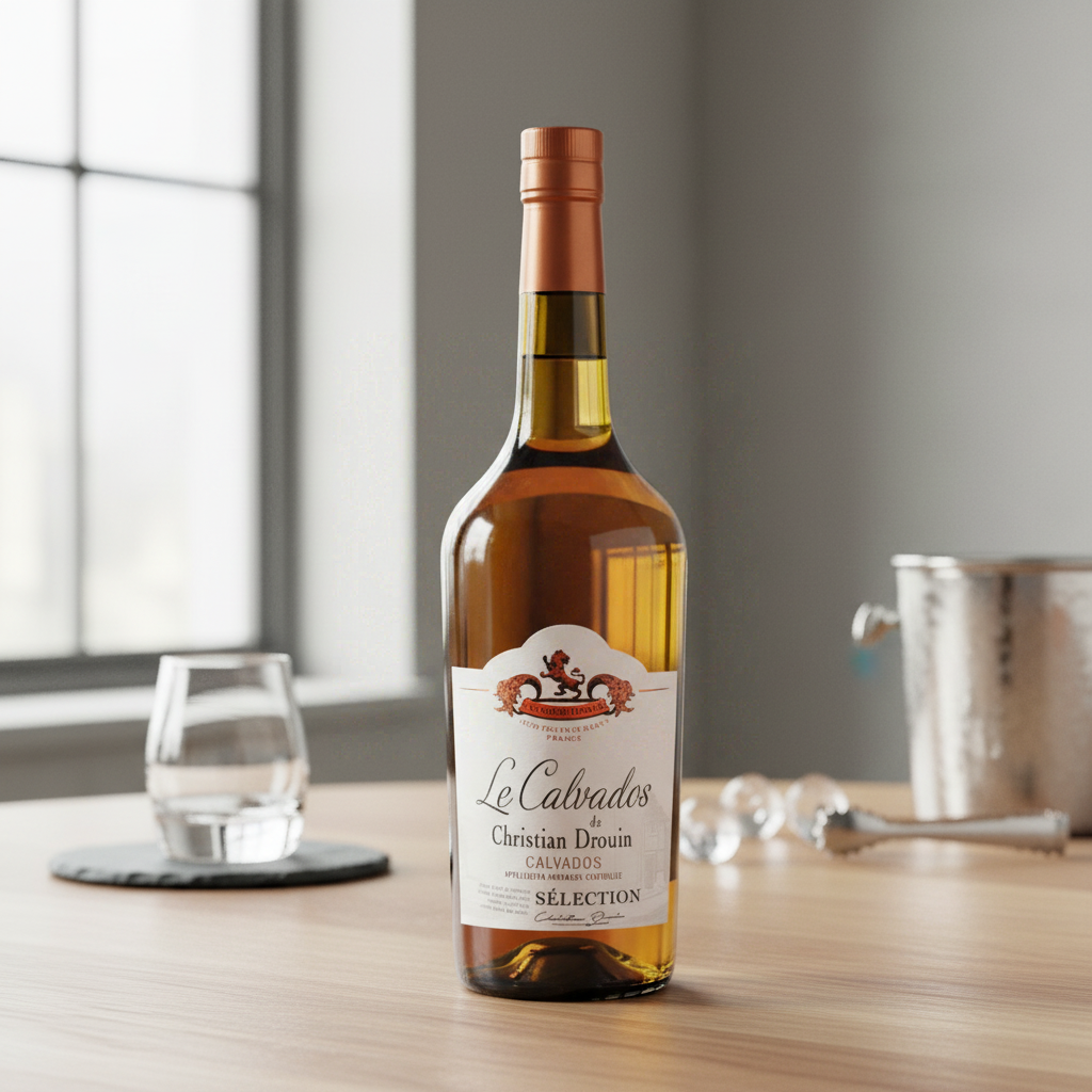 CHRISTIAN DROUIN - Le Calvados Sélection - Origine : France/Normandie - 40% Alcool - Notes de Pommes & d'Epices - A déguster pur, sur glace ou en cocktail gourmand - 70 cl