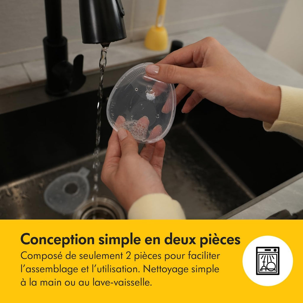 MEDELA - Collecteurs de lait maternel intra-soutien-gorge, lot de 2