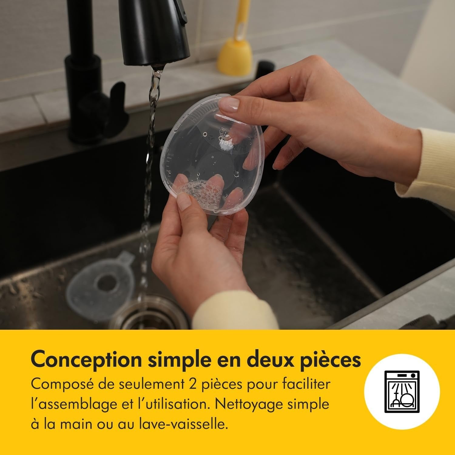 MEDELA - Collecteurs de lait maternel intra-soutien-gorge, lot de 2