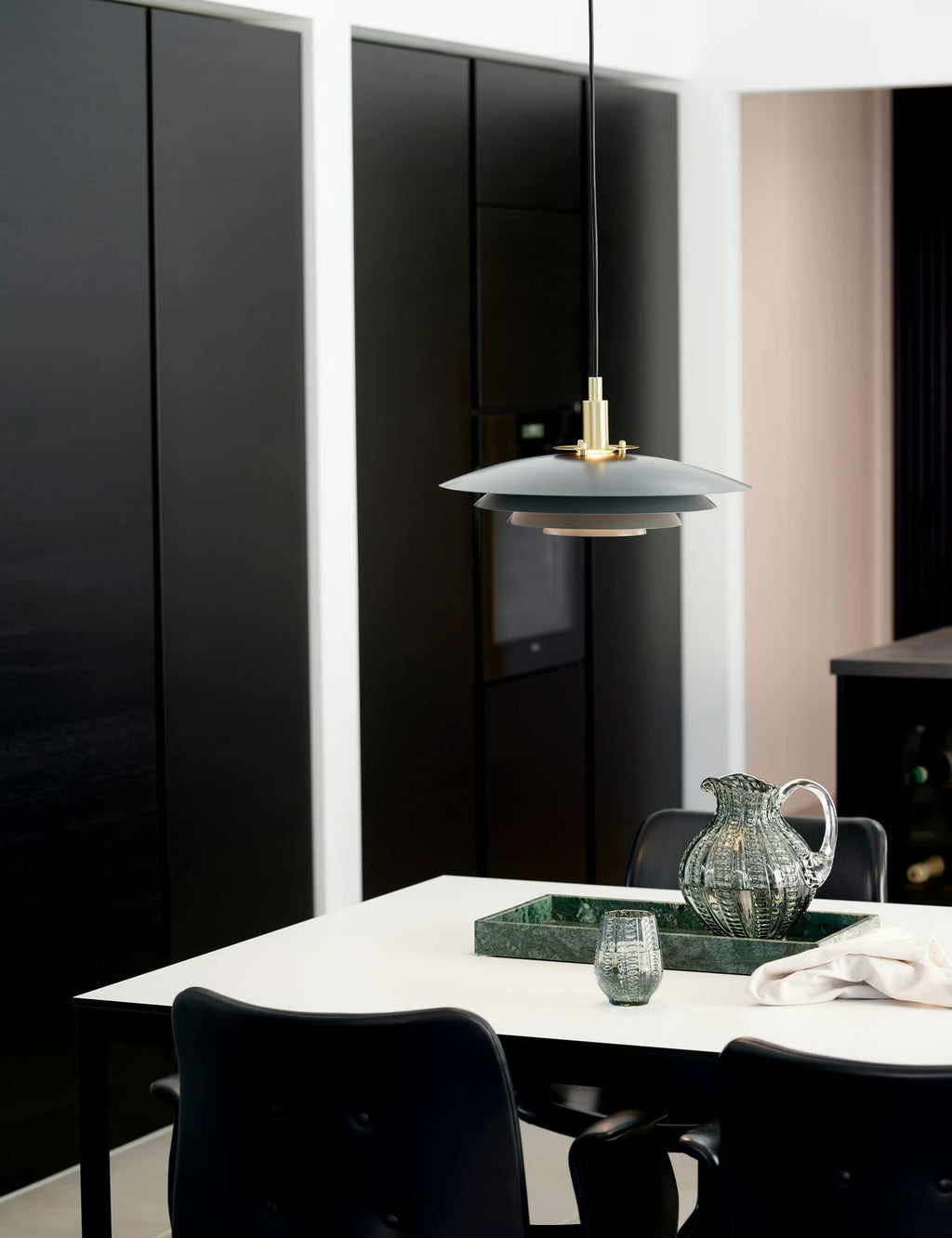 Suspension BRETAGNE 38 métal gris IP20 G9 - Nordlux, Intérieur