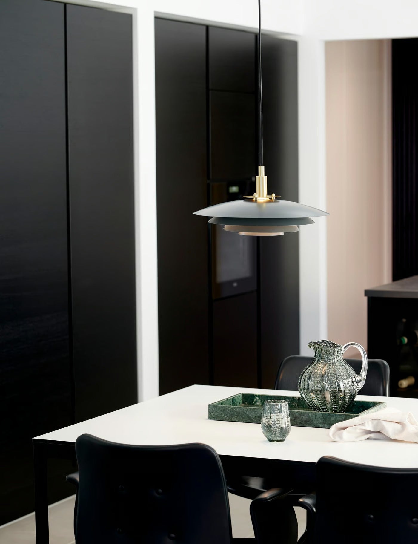 Suspension BRETAGNE 38 métal gris IP20 G9 - Nordlux, Intérieur