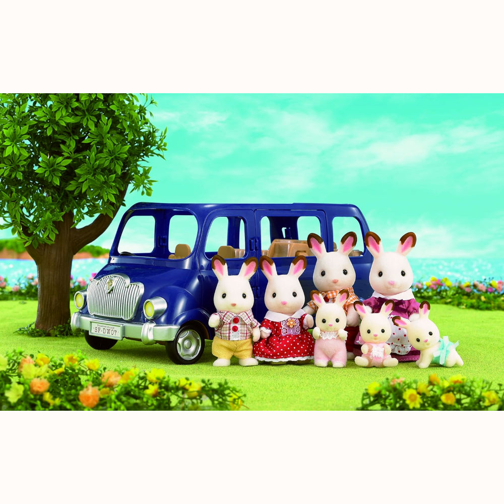 Sylvanian Families Le Monospace 7 places - Version EU avec poignée de porte à gauche