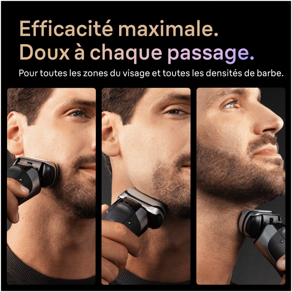 BRAUN Série 9 9515s Rasoir à tête flexible 10D tondeuse ProLift avec lames à glisse améliorée