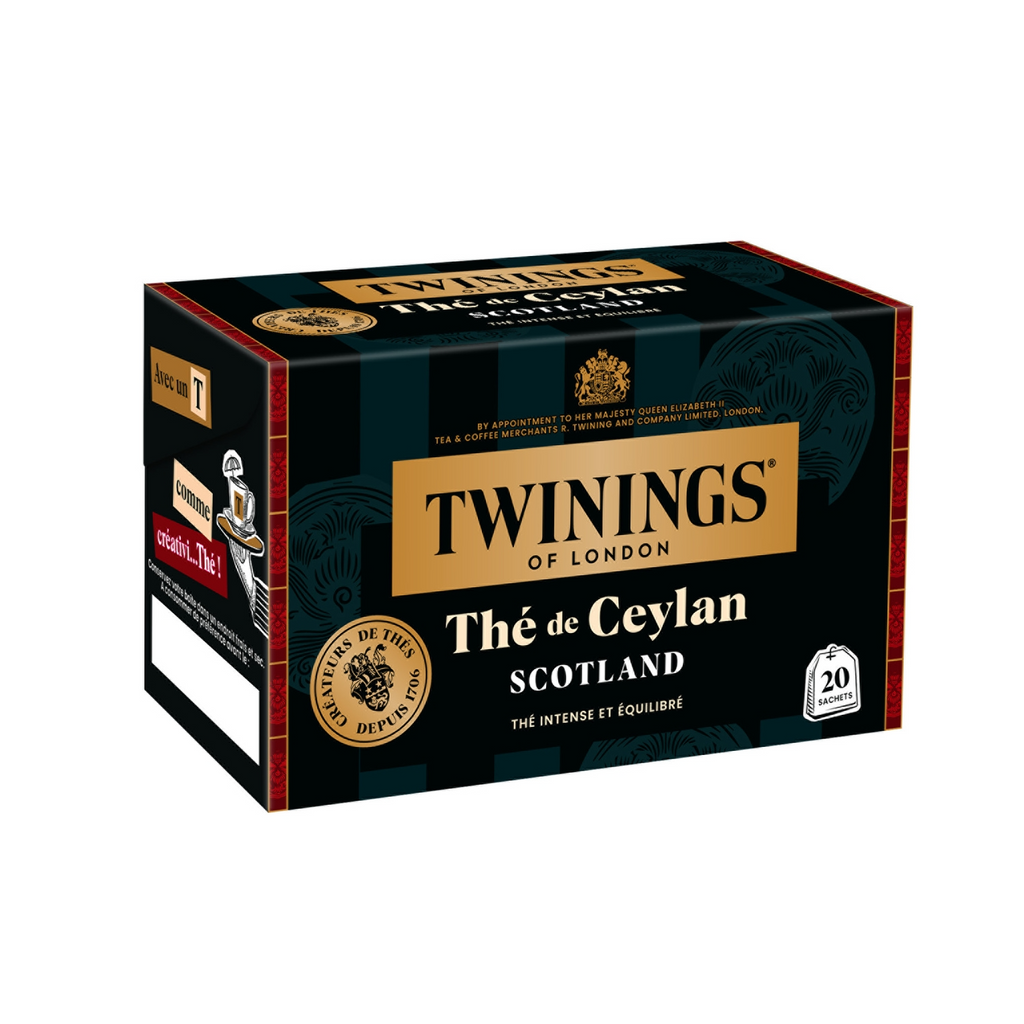 TWININGS Thé noir Ceylan - 20 sachets / 40 g