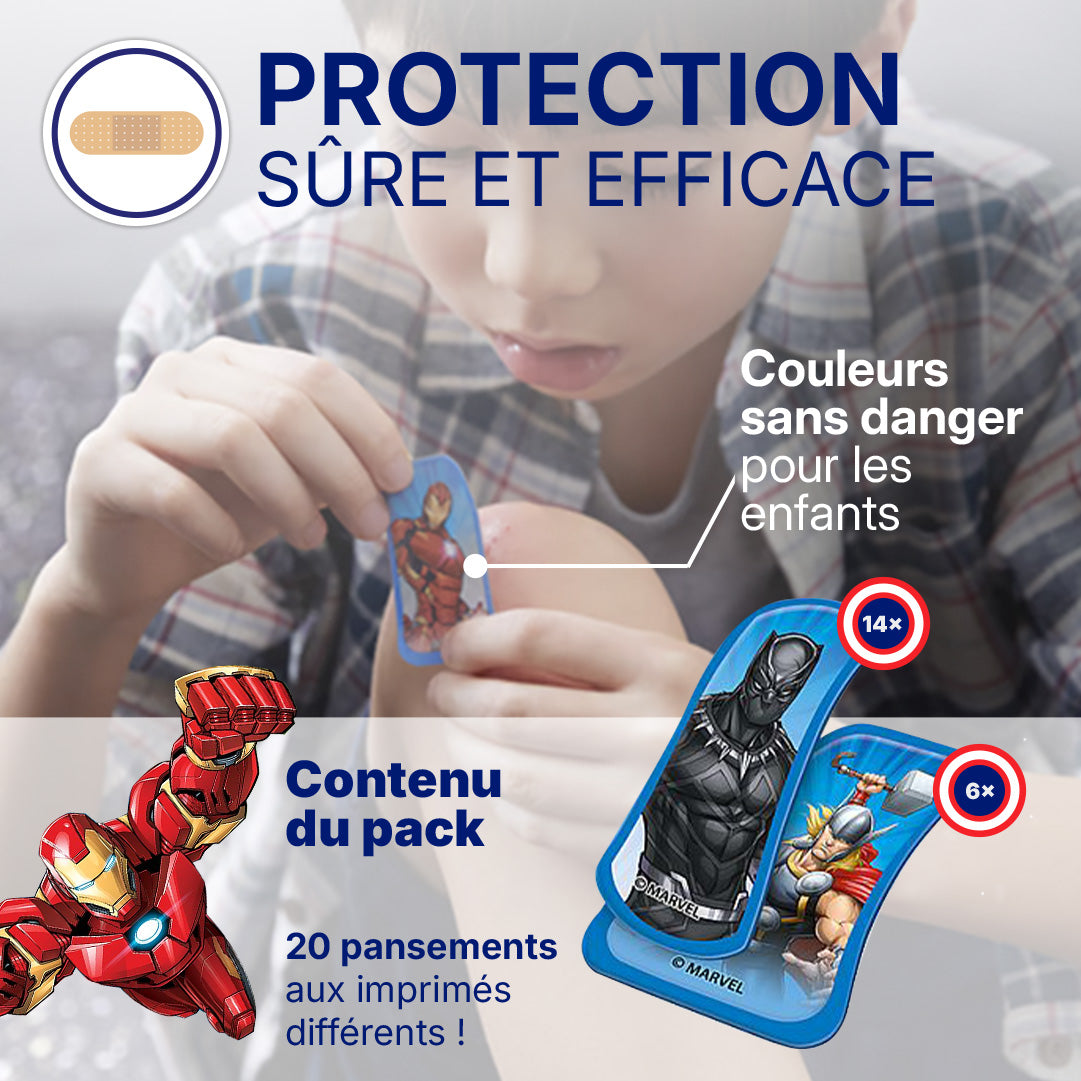 Hansaplast Pansements Plaies Disney Avengers x20
