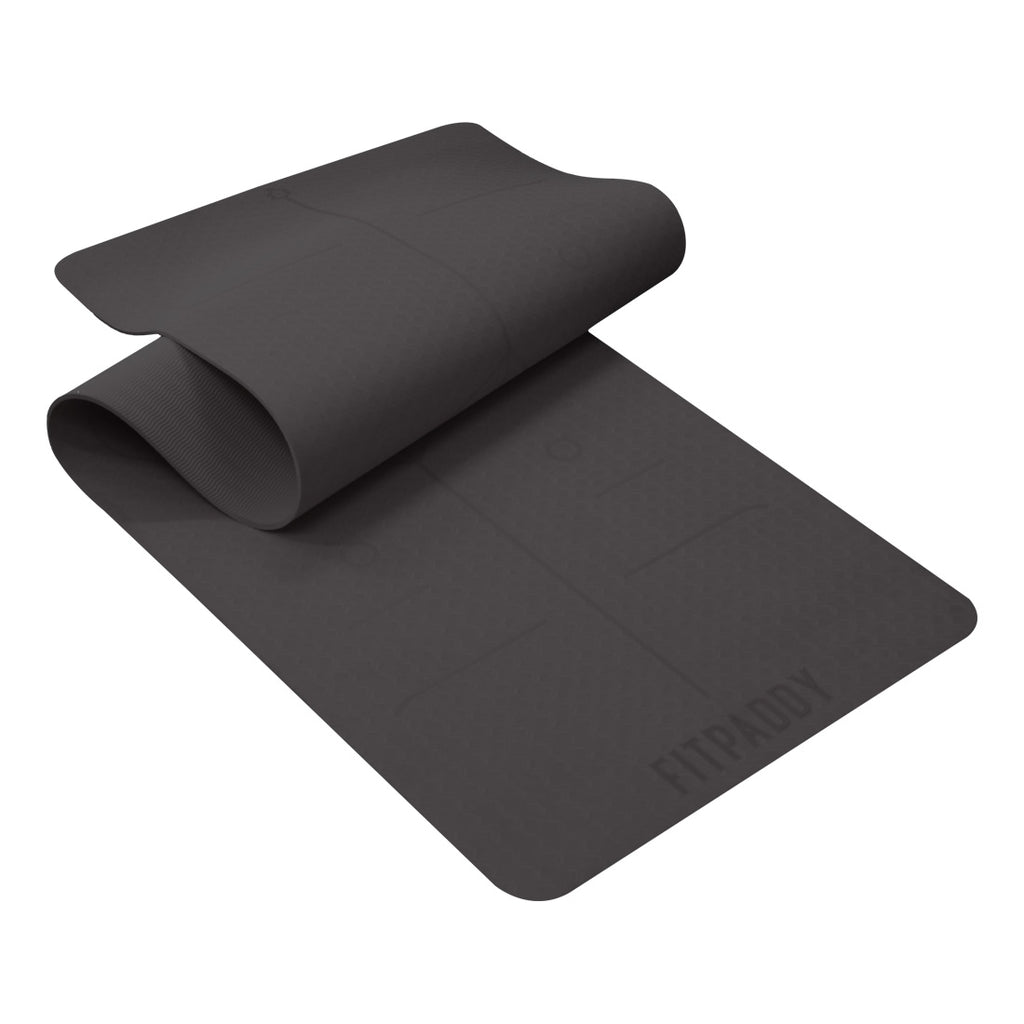 FITPADDY MAT01BL TPE Tapis de yoga 183 x 61 cm Noir