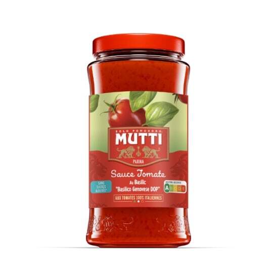 Mutti Sauce tomate pour pâtes - Basilic