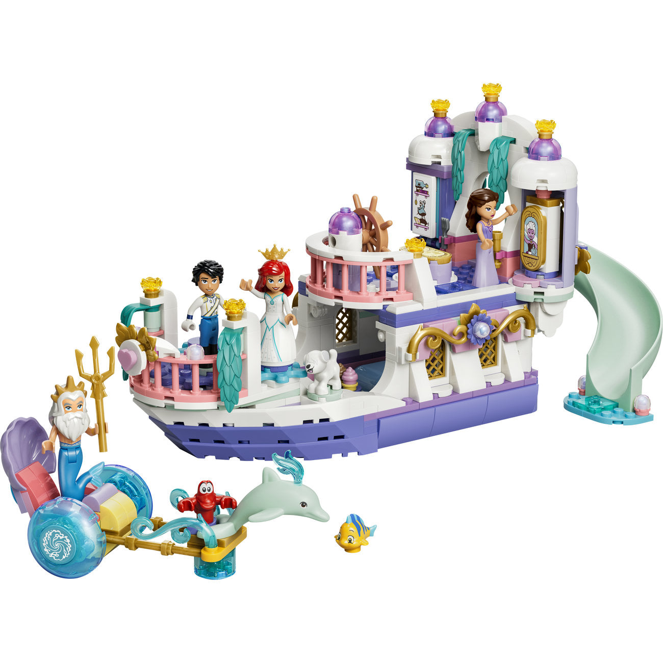 LEGO Disney Princess 43299 Le bateau du mariage royal d’Ariel