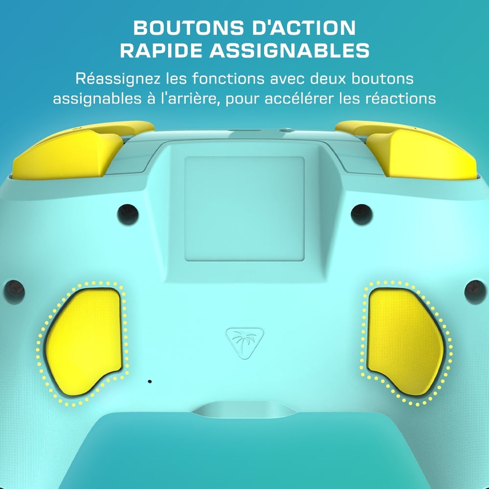 Turtle Beach Rematch Super Mario Manette sans fil Sans fil - Sticks TMR & Bouton C - Nintendo Switch 2 - Motif Harmonie