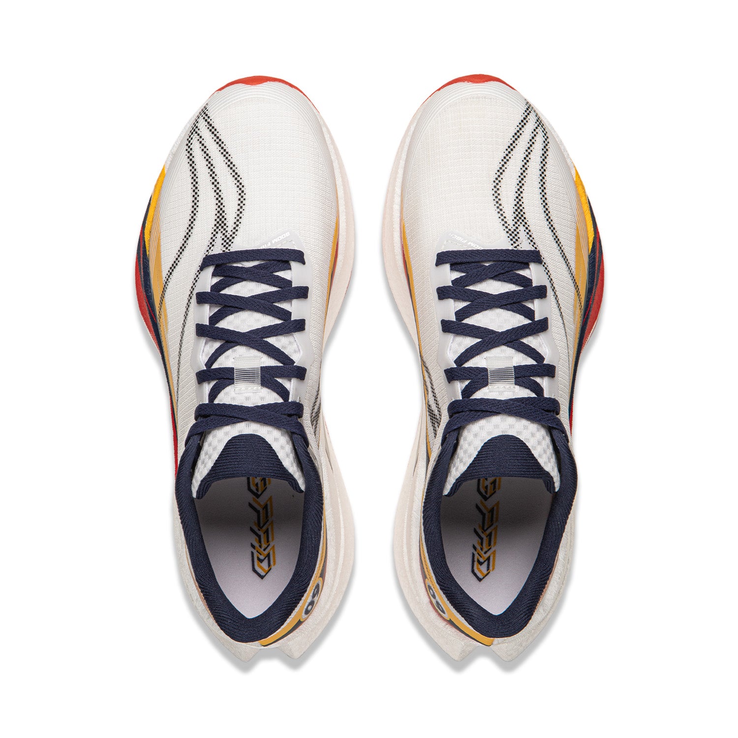 EU43 2/3 LI-NING Viper 9 PRO Chaussures de running de course et d'entraînement pour homme marathon sport et plein air - Blanc standard
