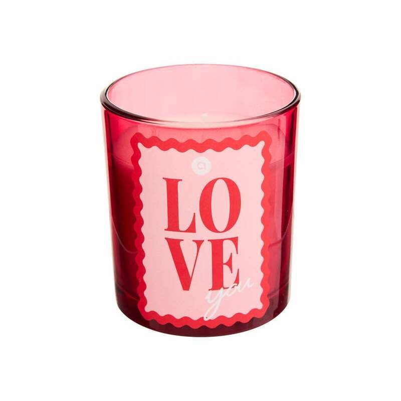 ATMOSPHERA Bougie parfumée Love parfum rose et au patchouli - 190 g