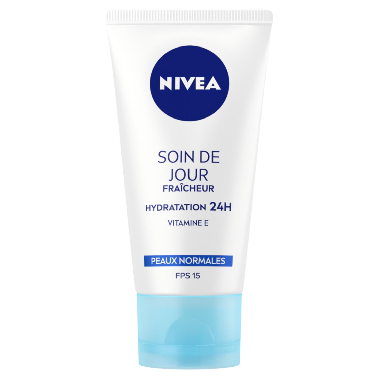 NIVEA Essentiels Soin Jour 24H Hydratant FPS15 Peaux Sèches 50 ml