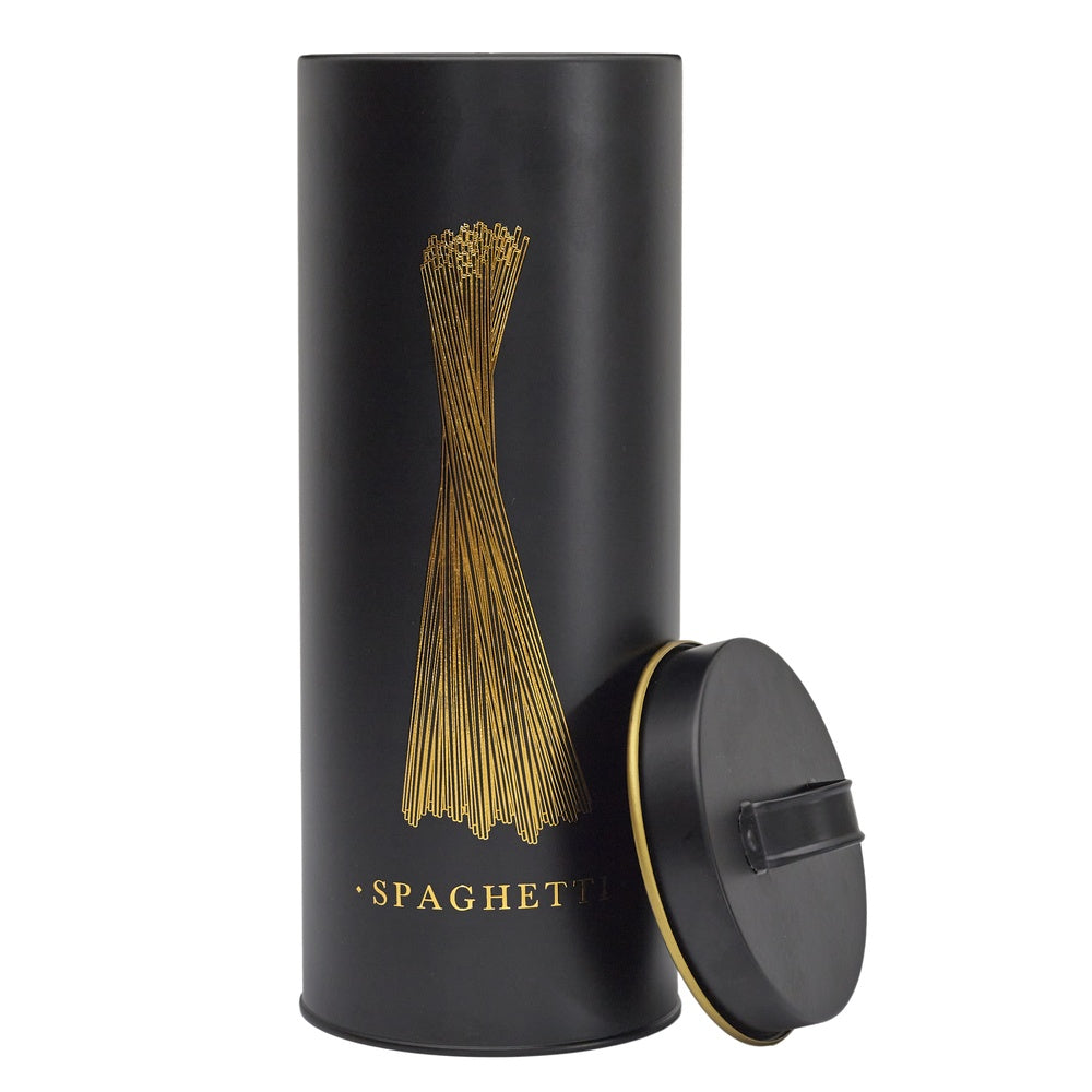 COOK CONCEPT Boîte à spaghettis en métal noir et doré