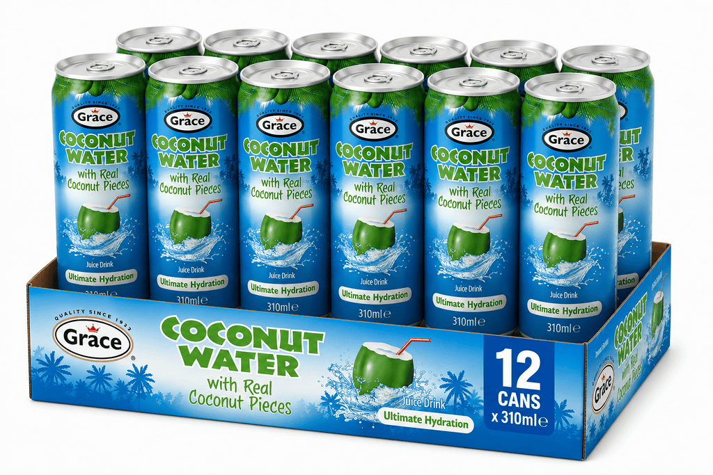 Grace Eau de coco avec pulpe - 12x31 cl