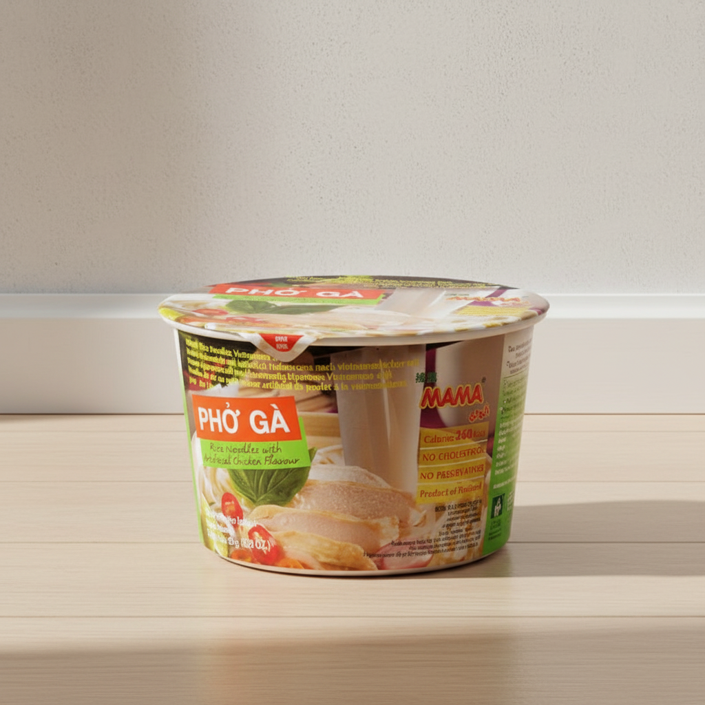 MAMA - Nouilles en bol saveur poulet - 65 g