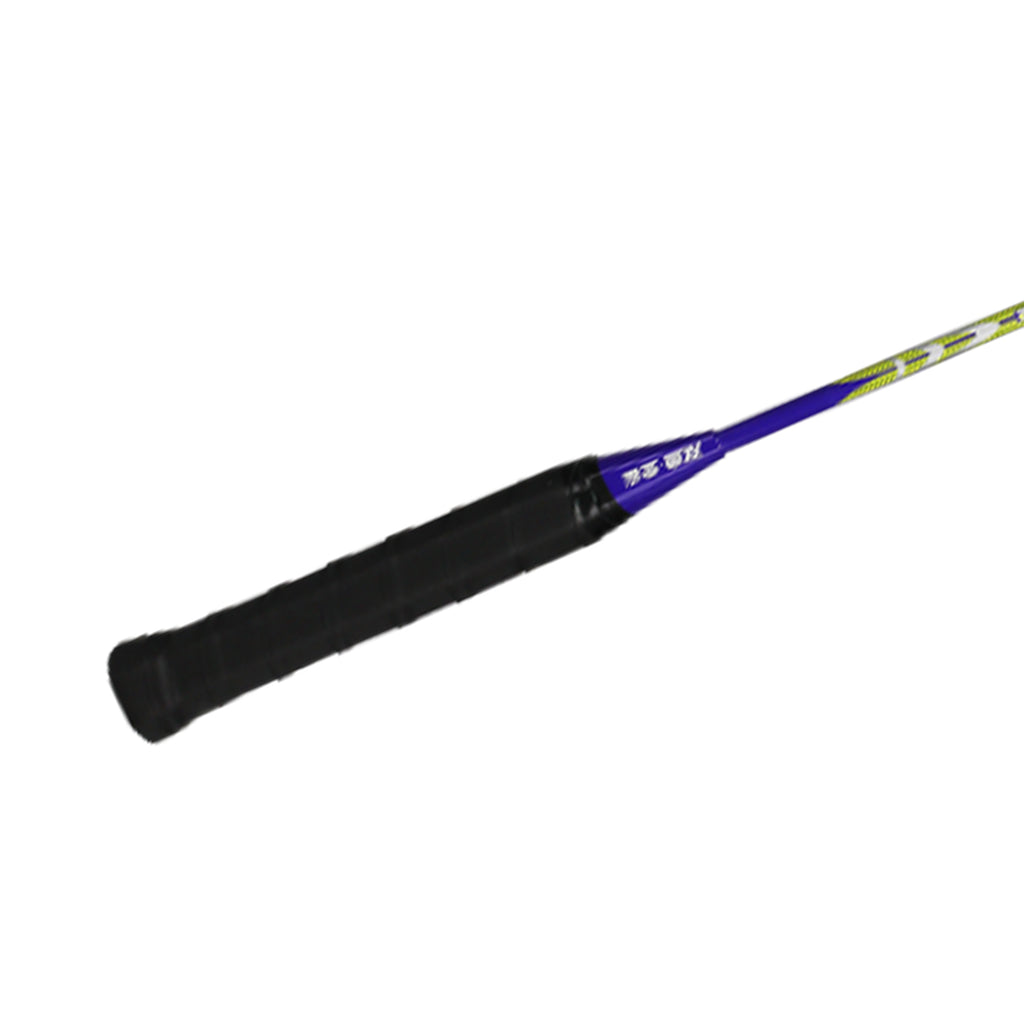 DOUBLE FISH JinQue Lot de 2 raquettes 1502 de badminton en carbone et aluminium - Violet foncé
