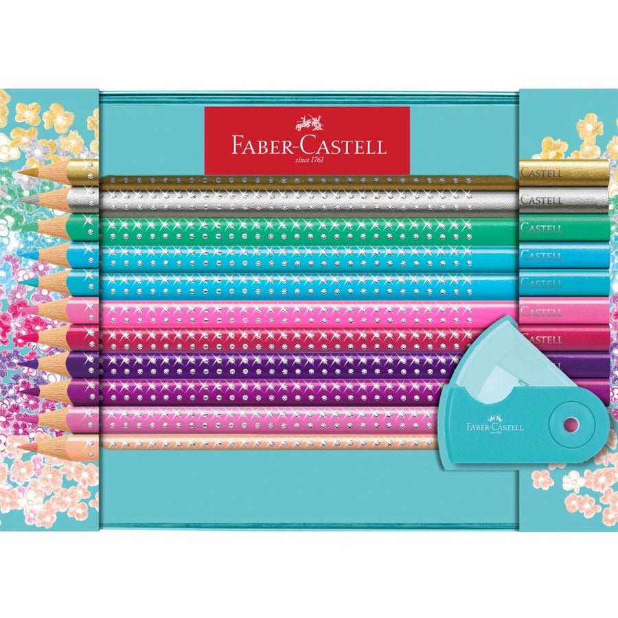 Faber-Castell Coffret cadeau de 20 crayons Sparkle