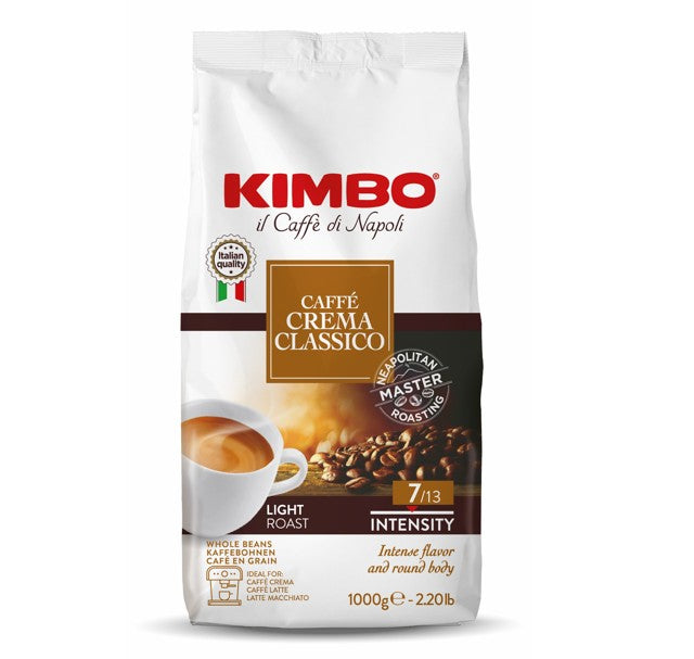 KIMBO Café grains CREMA CLASSICO Intensité 7/13 1 kg
