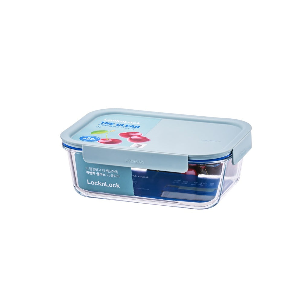 Ovenglass The Clear Rectangulaire 2 L (couvercle menthe)