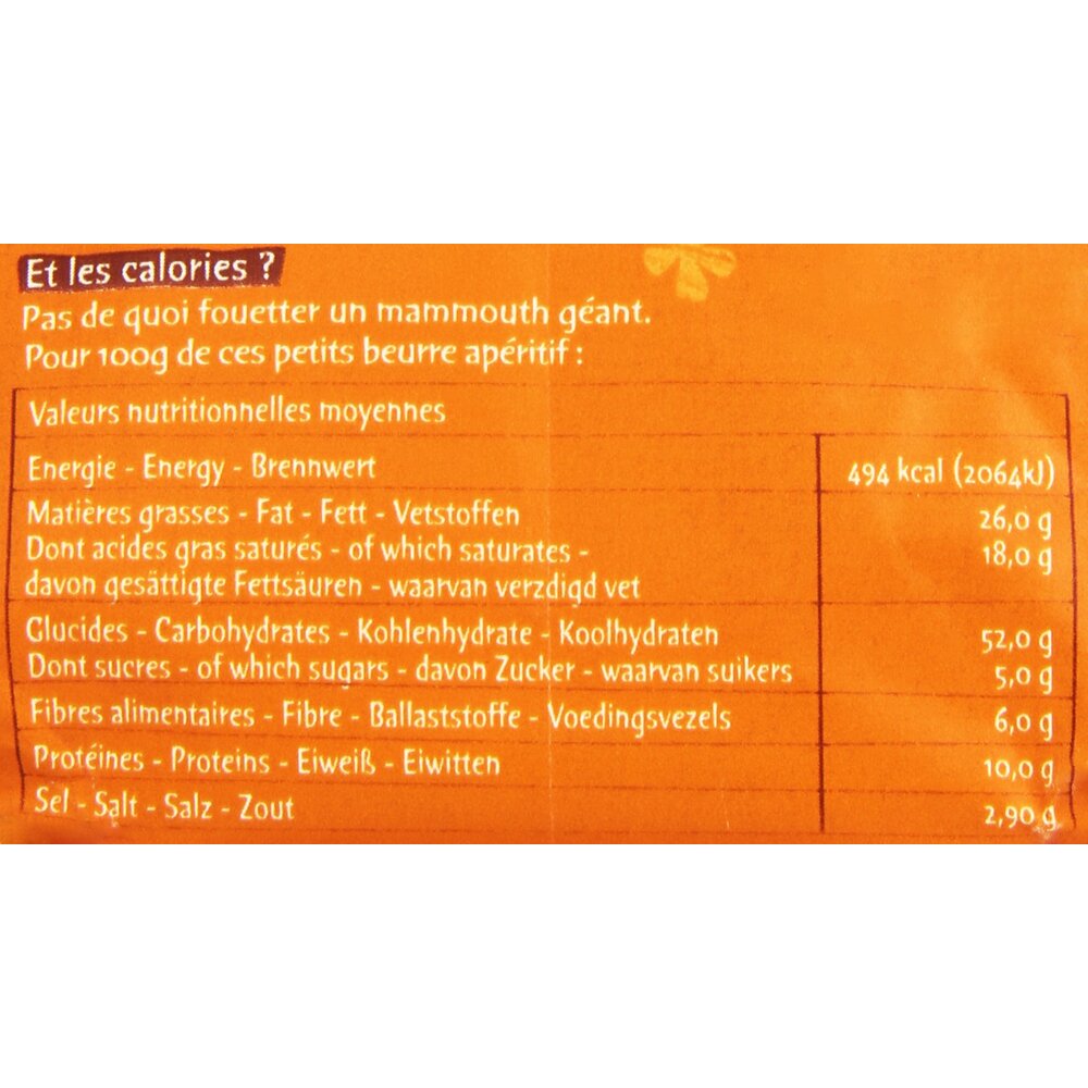 Michel et Augustin petit beurre comté poivre 100g