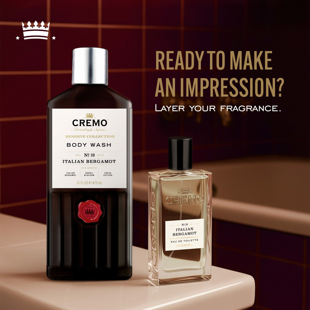 CREMO Italian Bergamot - Eau de Toilette en Vaporisateur - 100 ml
