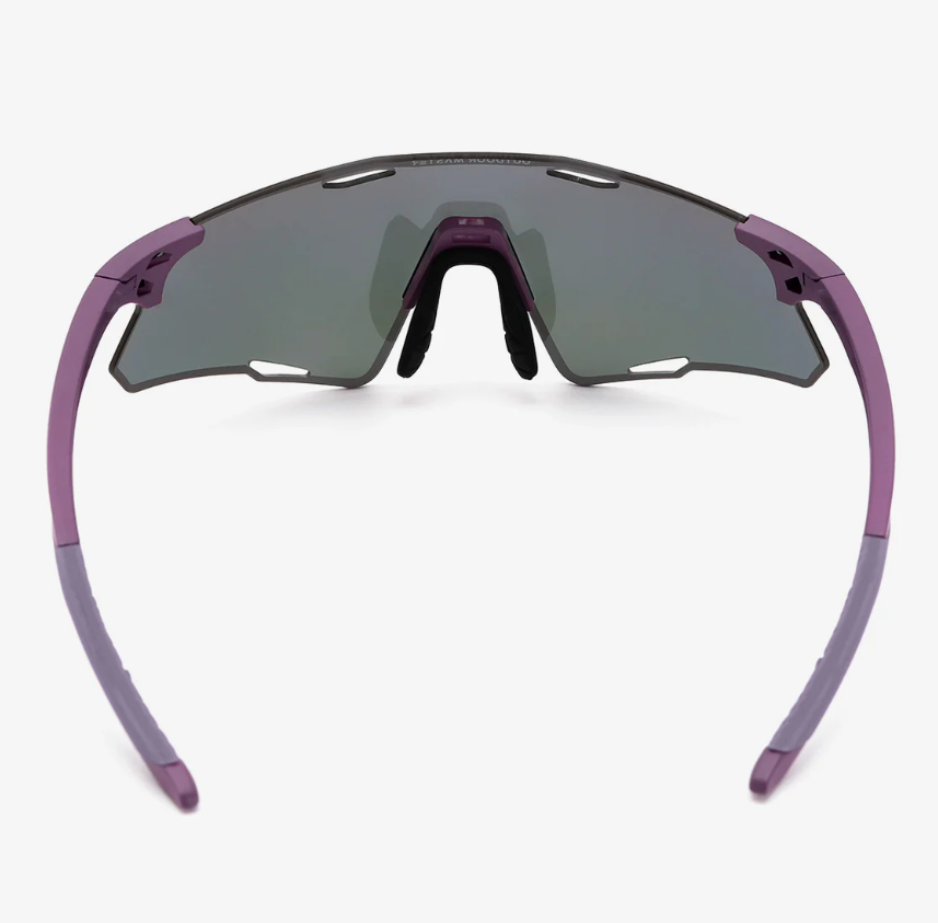 OutdoorMaster LARK SV Lunettes de cyclisme polarisées Violet nuit
