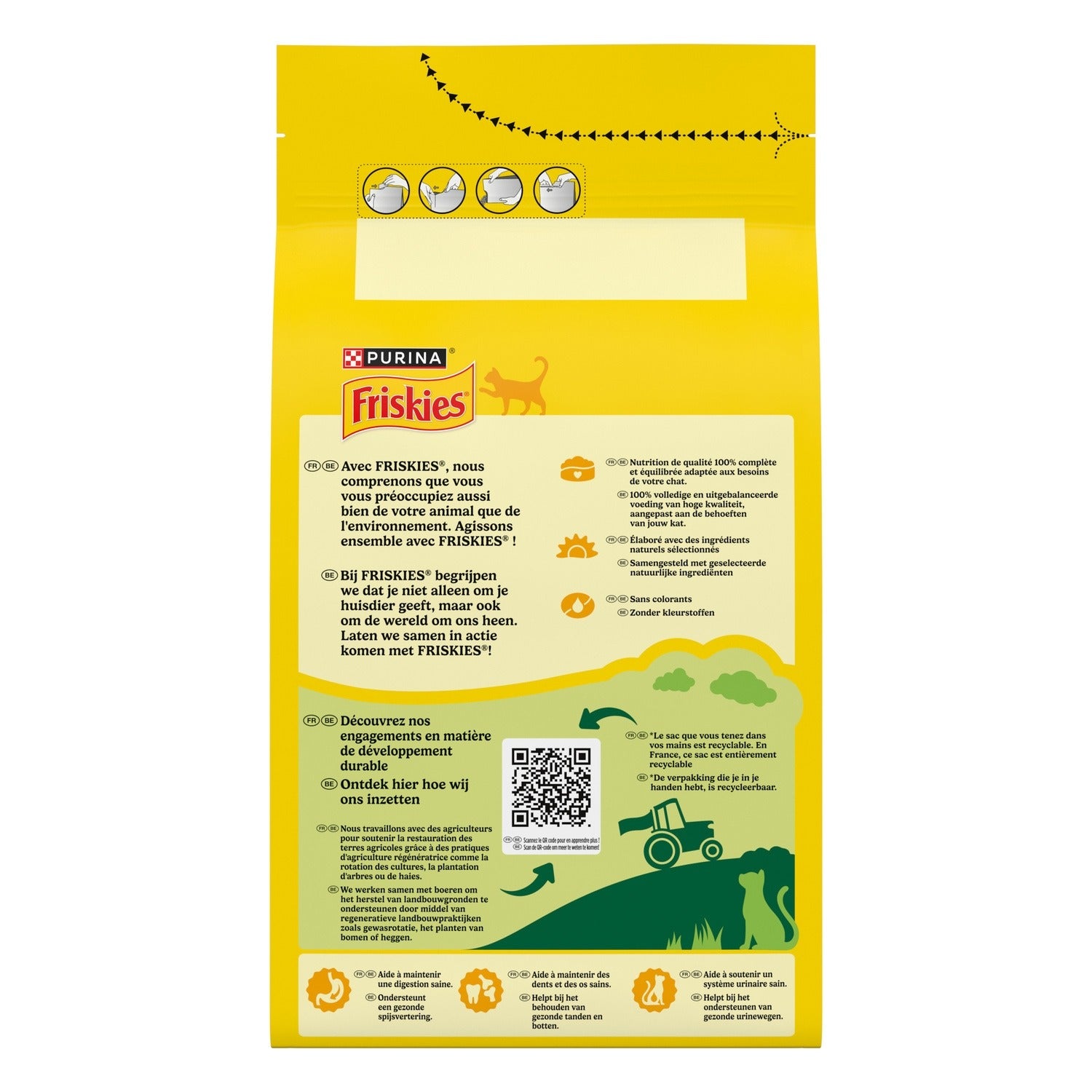 Friskies 5 Promesses Croquettes pour Chat Adulte d'Intérieur - 1,5 kg