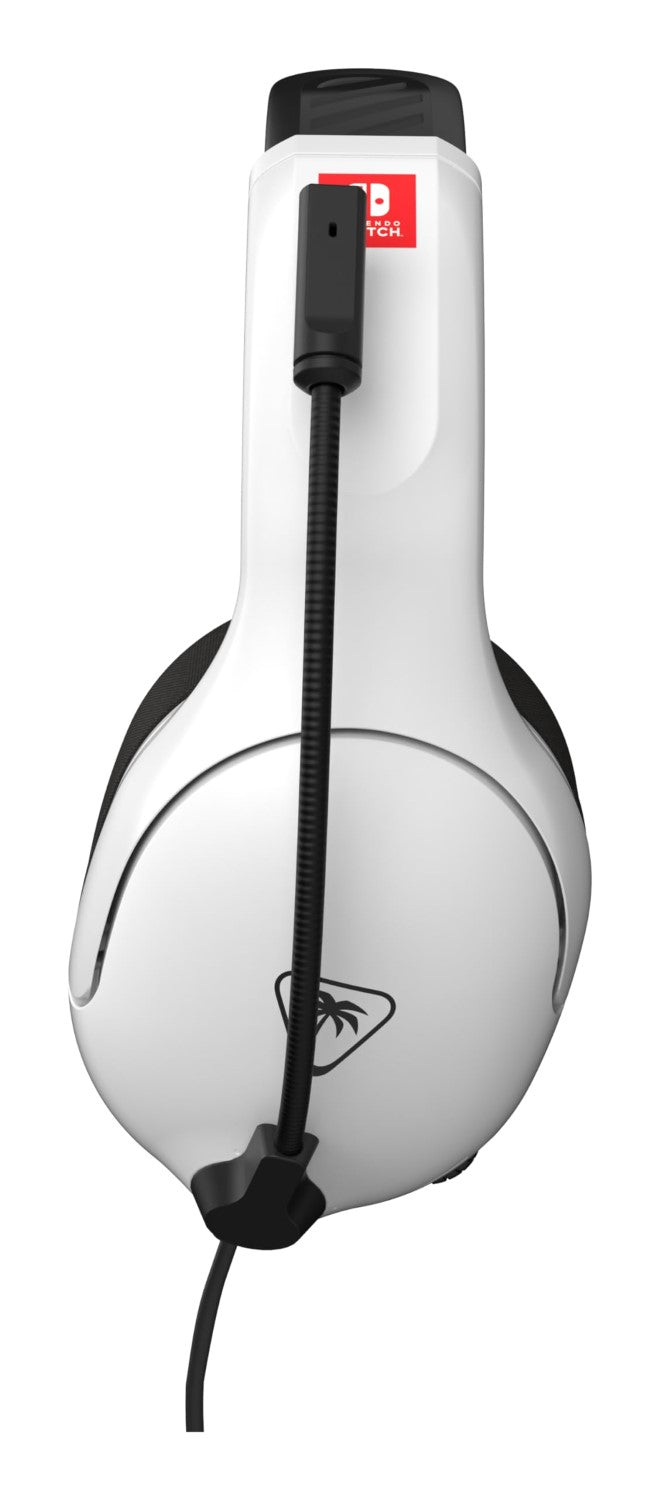 TURTLE BEACH Airlite Fit Casque Gaming Filaire (Prise 3.5mm) - Micro Muet par Basculement - Nintendo Switch, Switch Lite & Switch OLED - Noir/Blanc