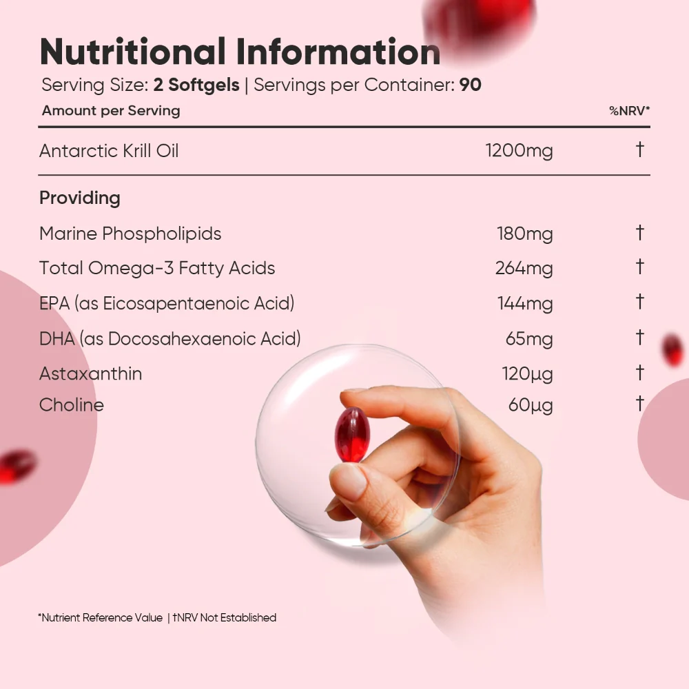 WeightWorld Huile de krill 1200 mg - 180 gélules
