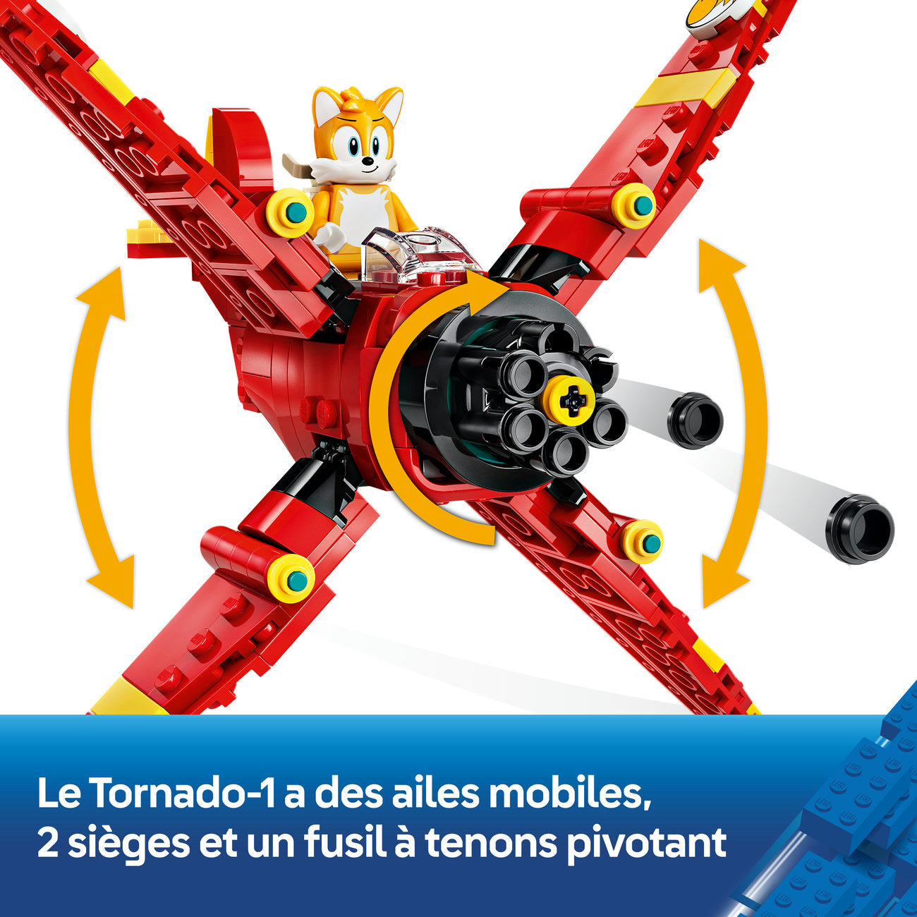 LEGO Sonic 77119 Le Tornado-1 de Tails