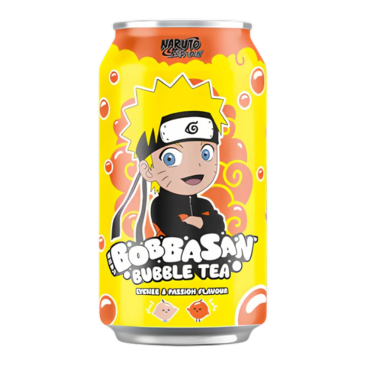 ULTRAPOP Bobbasan Naruto - Bubble tea saveur litchi & passion - 33 cl