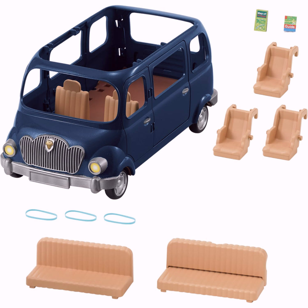 Sylvanian Families Le Monospace 7 places - Version EU avec poignée de porte à gauche