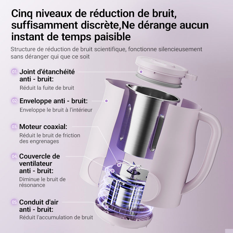 Bear machine à lait de soja DJJ-E02J1, 600 ml, pour 1 à 3 personnes