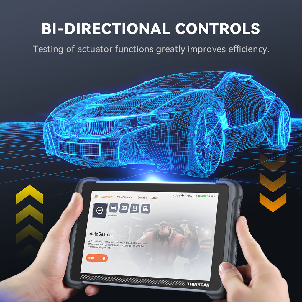 THINKCAR ThinkScan 689BT OBD2 outil de diagnostic pour voiture avec 34+ fonctions de réinitialisation et diagnostic complet du système
