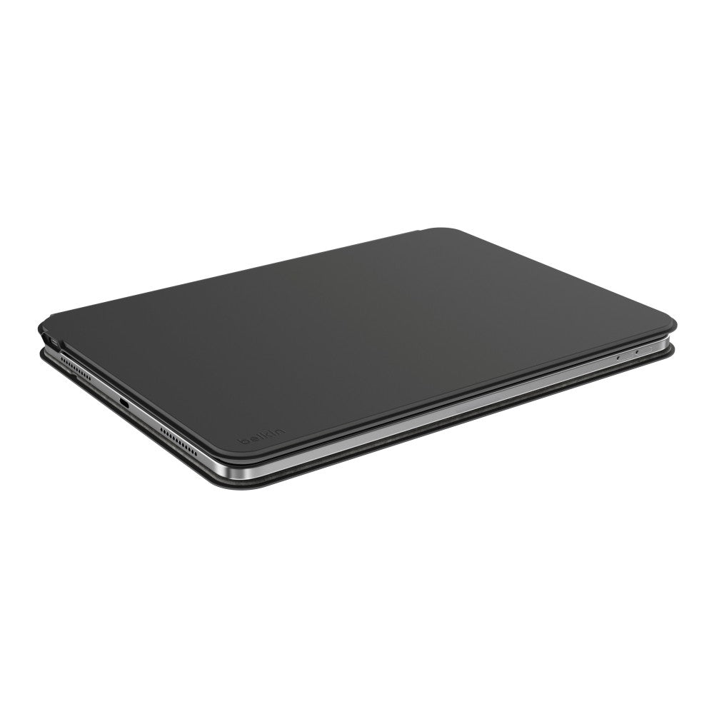 Belkin Pro Clavier iPad avec support magnétique, Touches tactiles multipoints rétroéclairées, Emplacement Apple Pencil, Clavier sans fil AZERTY pour iPad Pro M4 11 po