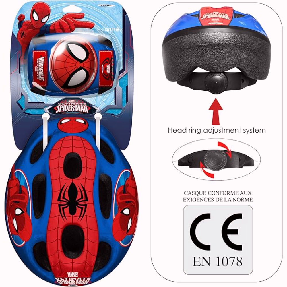 Marvel COMBO SPIDERMAN (Casque + Genouillères & Coudières)