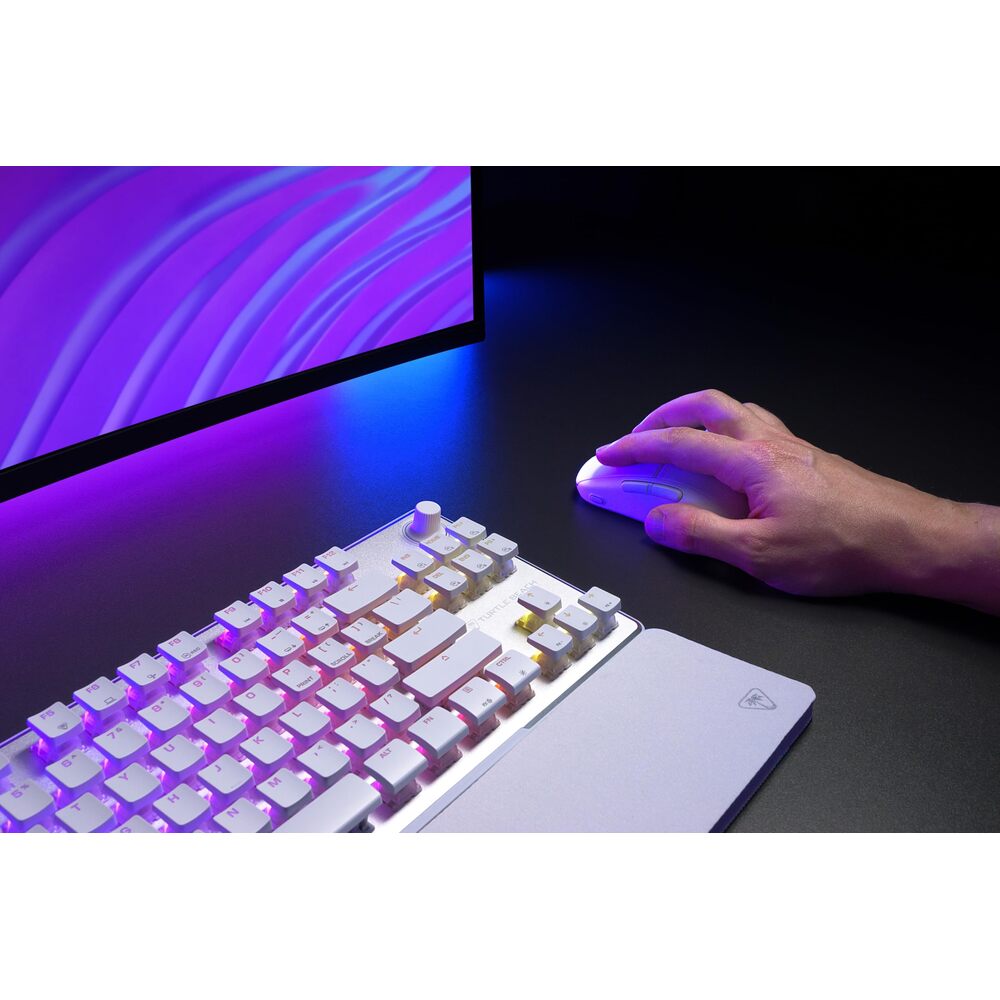 TURTLE BEACH Souris Gaming Sans Fil Burst II Air 2.4GHz, Bluetooth & Filaire - 26000 DPI, 6 Boutons - Blanc