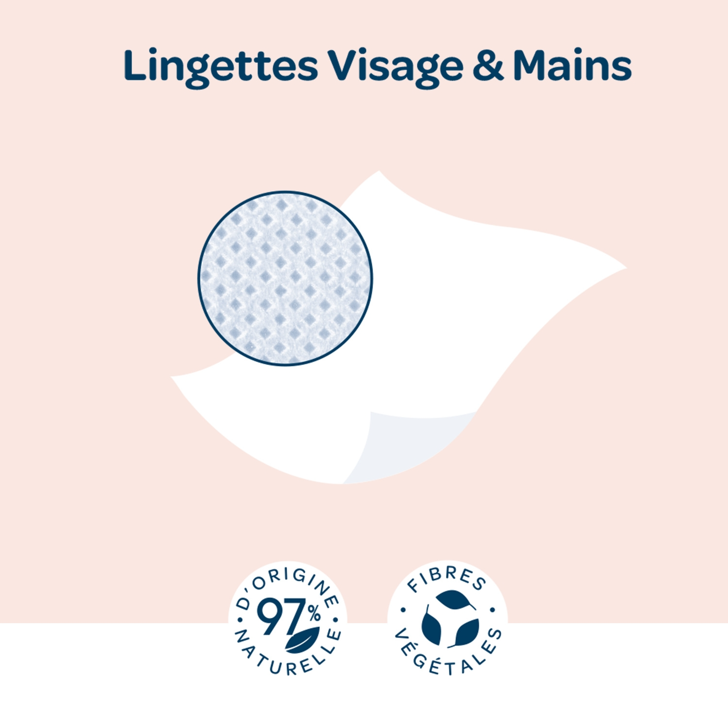 BIOLANE Lingettes nettoyantes pour le visage et les mains des bébés, 64 lingettes