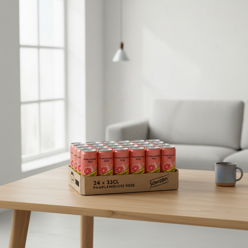 Schweppes Pamplemousse rose - 24 x 33 cl