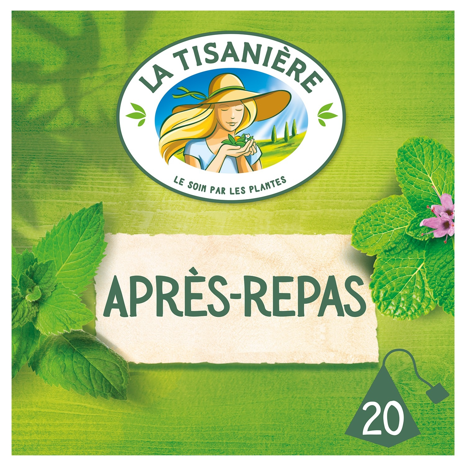 LA TISANIERE Infusion Anis-Vert Menthe Verveine 20 sachets