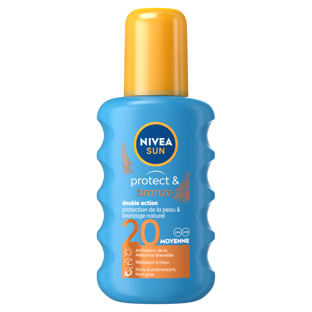 NIVEA SUN Protect & Bronze Spray solaire SPF 20 - 200 ml