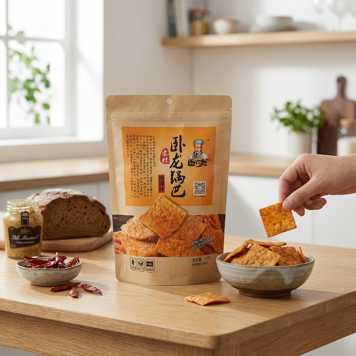 WoLong Crackers saveur extra épicée - 200 g