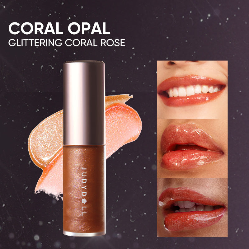 JUDYDOLL Huile à lèvres - 01 Coral opal