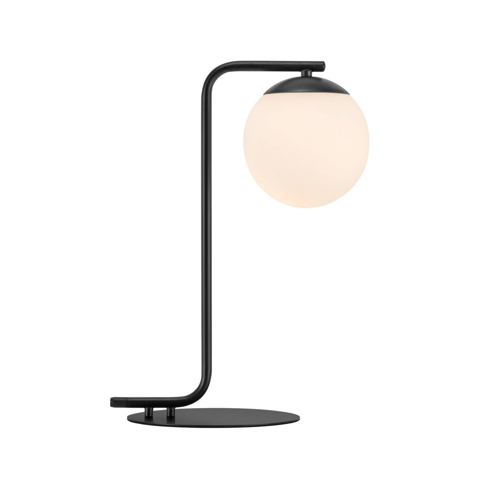 Lampe à poser GRANT verre et métal noir IP20 E14 - Nordlux, Intérieur