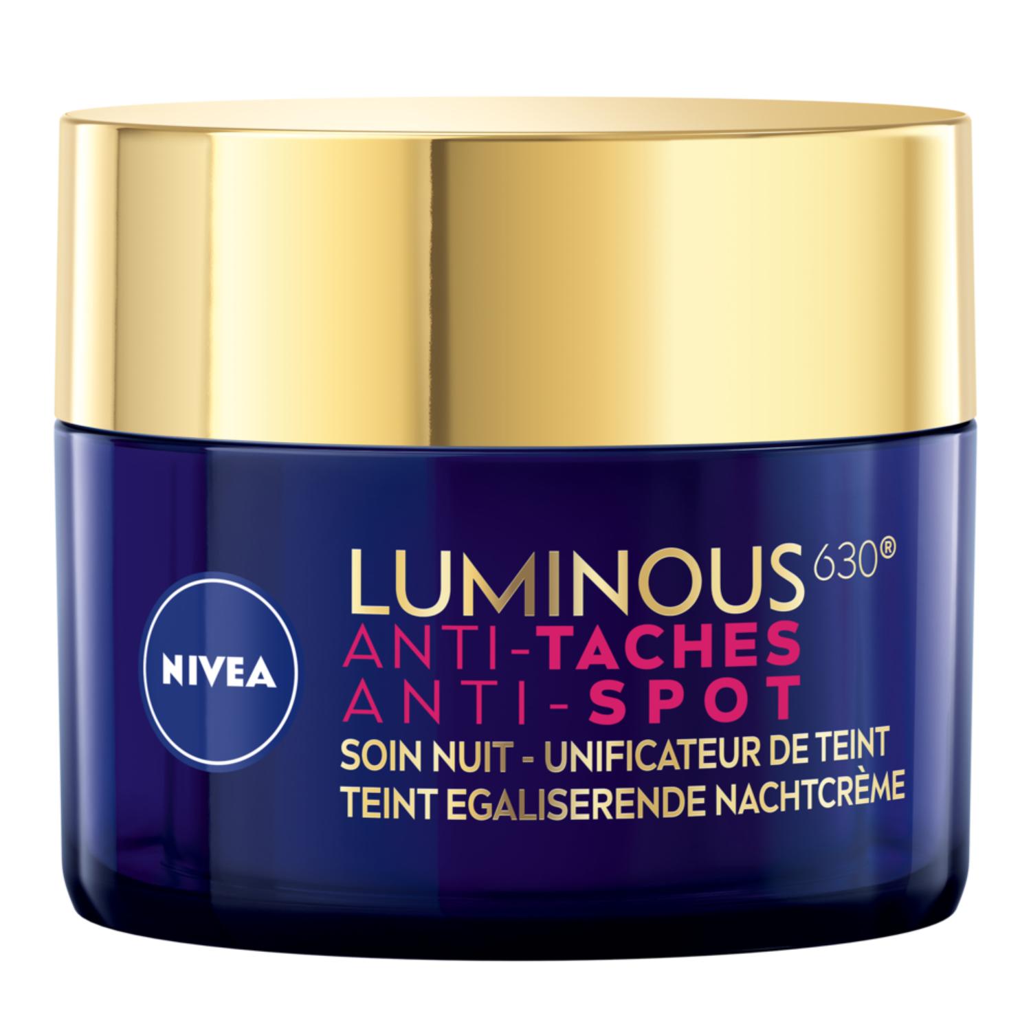NIVEA Luminous630 Soin de nuit régénérant visage anti-taches brunes 50 ml