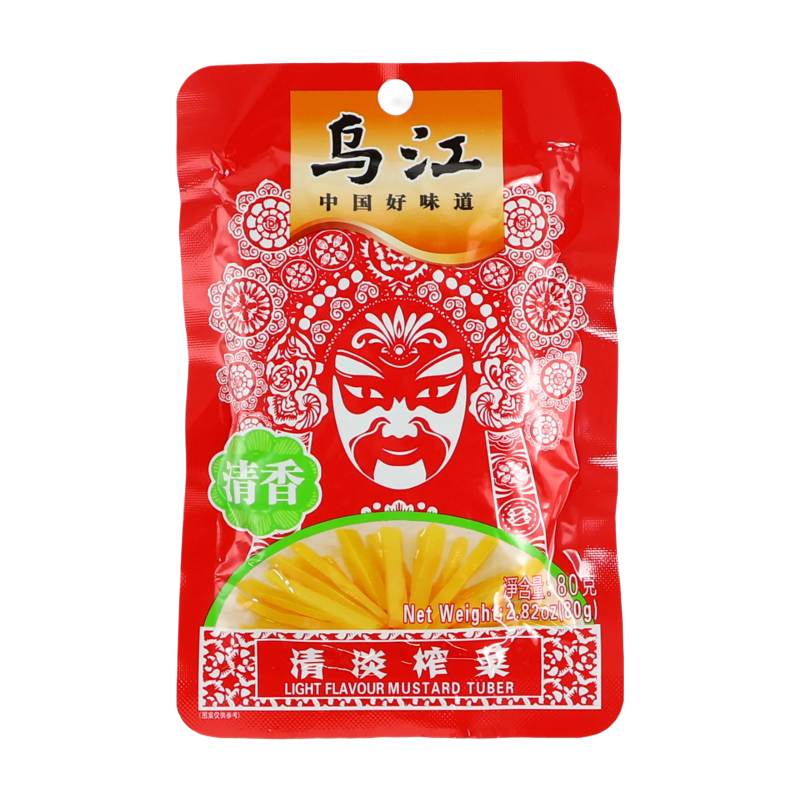 Wujiang Feuilles de moutarde légèrement marinées - 80 g