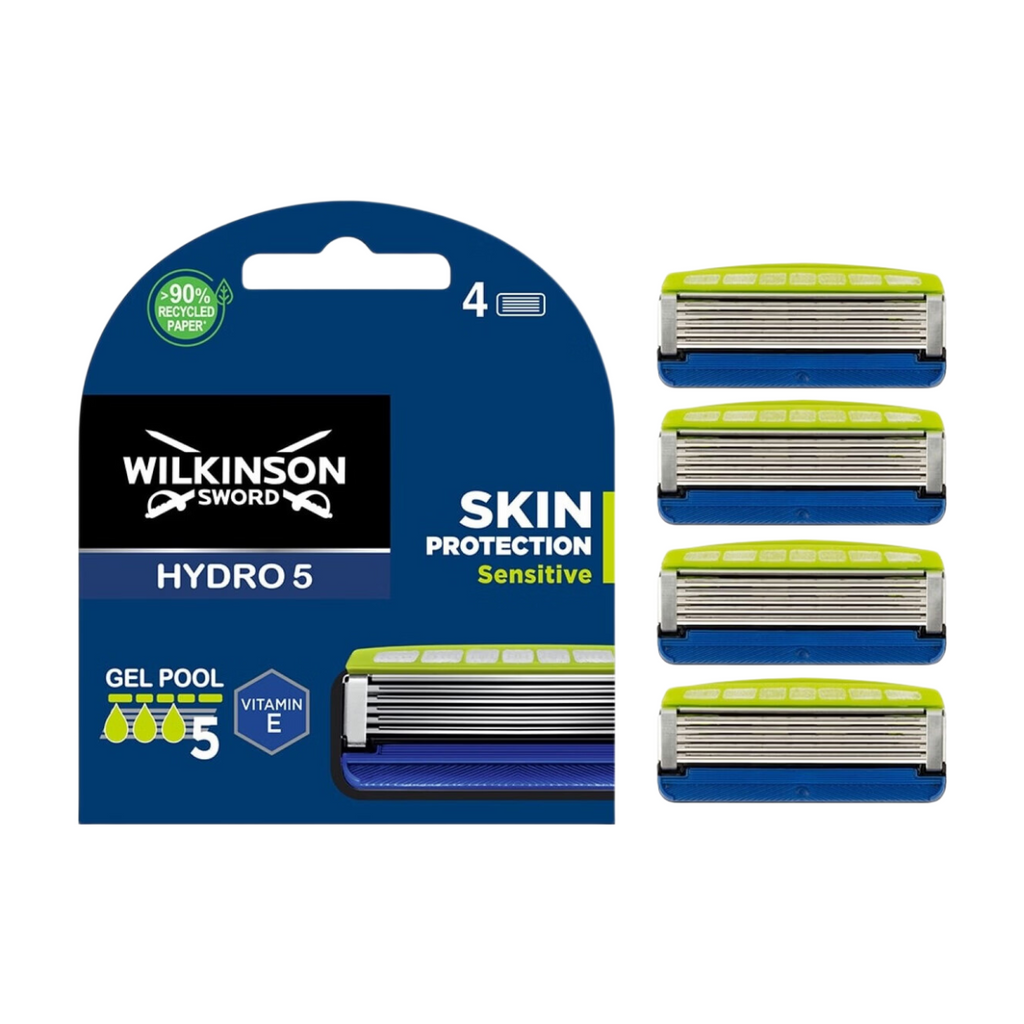 Recharges de Lames Wilkinson Hydro 5 Sensitive - Pack de 4